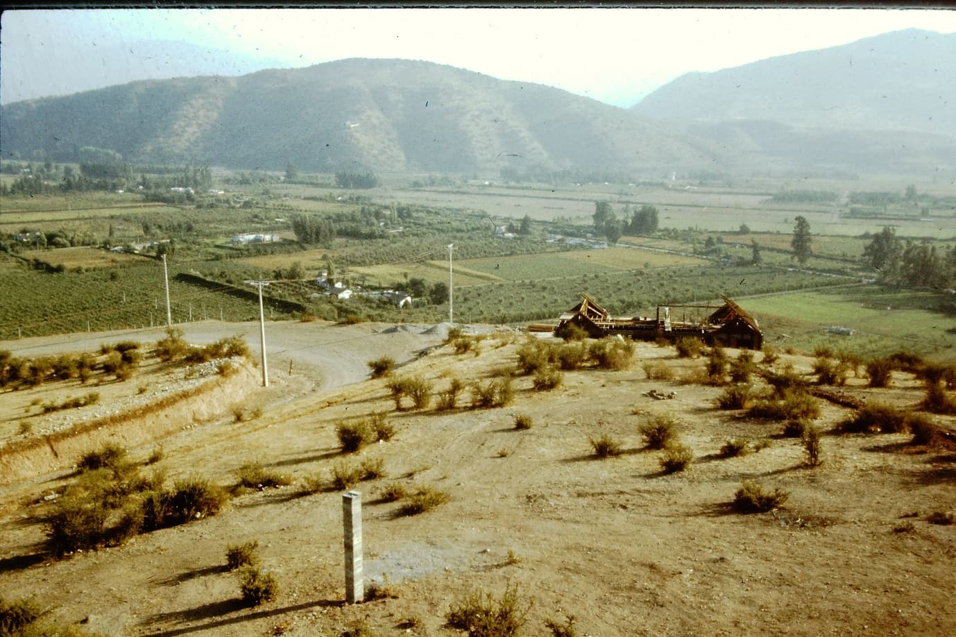 Panorámica desde el Cerro Calán en los 60s